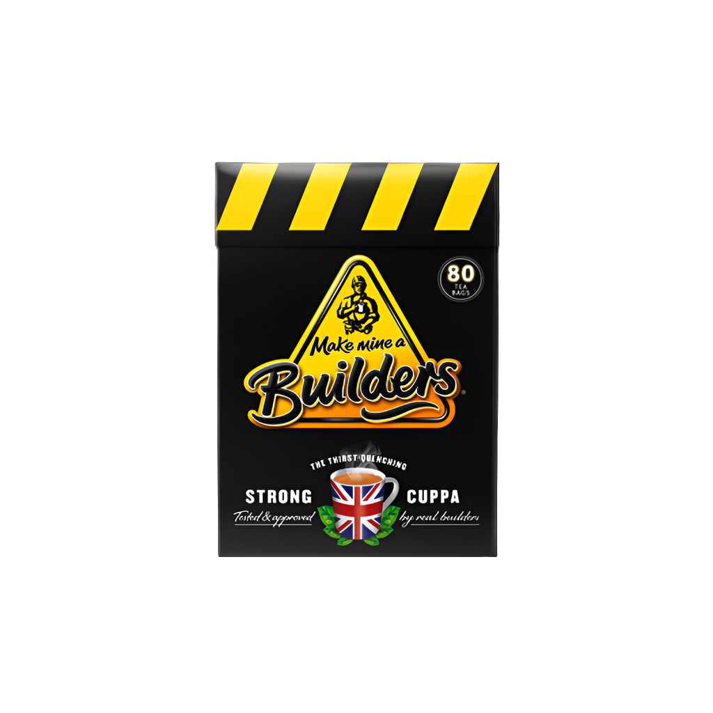 Bolsitas de té negro Builders, 80 unidades