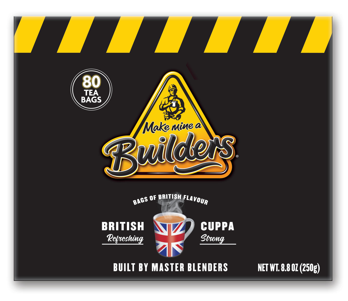 Builders Black Tea Teabags, 80ct