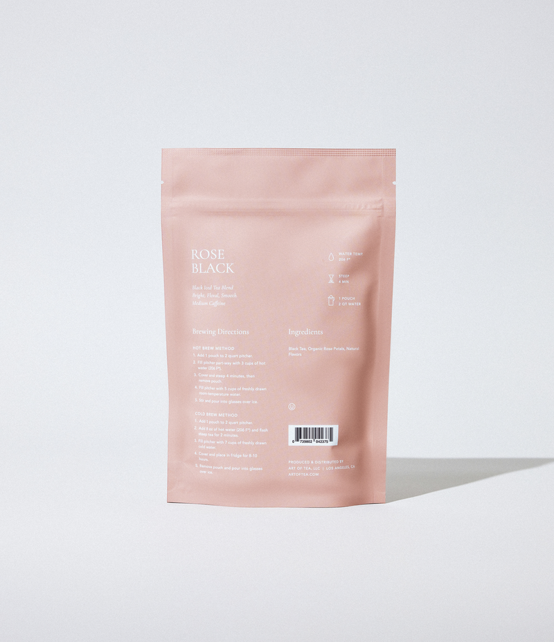 Rose Black Iced Tea 2-qt Bags, 4ct